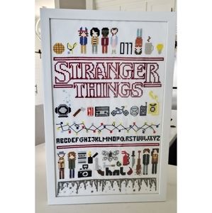STRANGER THINGS Embroidery Cross Stitch Art